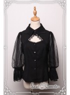 Krad Lanrete Transilvania Moonlight Bat Collar Blouse(Leftovers/Pre-Order)